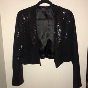 Material Girl sequin blazer